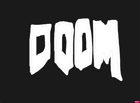 Image result for Doom Logo Drawing