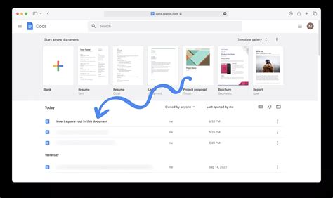 Image result for How to Do Square D On Google Docs