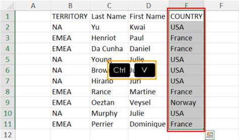 How to Switch Column Position in Excel に対する画像結果