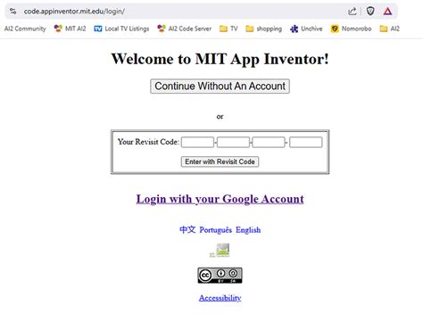 Image result for MIT App Inventor Password Code