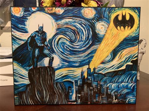 Image result for Batman Starry Night