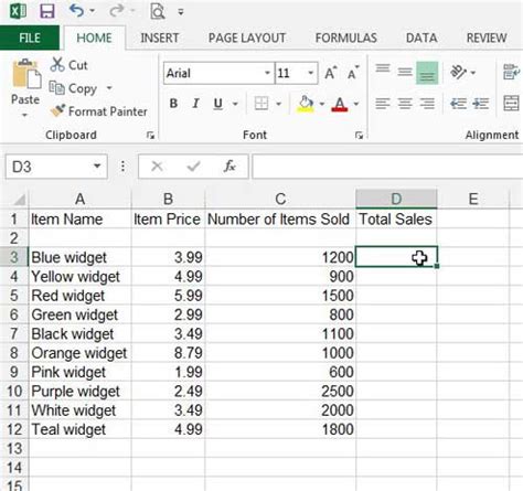 Image result for How to Create an Excel Formula