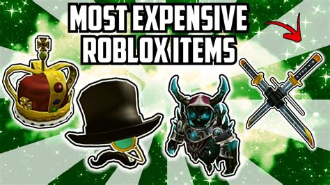 15 *MOST* Expensive ROBLOX Catalog Items - 2021 July - YouTube