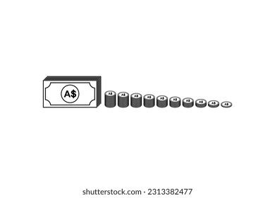 4,598 Australia Currency Symbol Images, Stock Photos, 3D objects ...