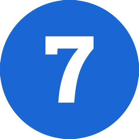 Afbeeldingsresultaten voor Number 7 Icon