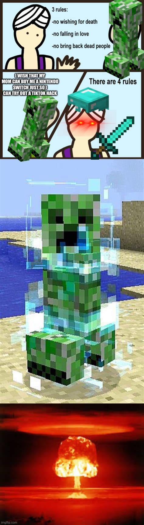 Super Charged Creeper Explosion