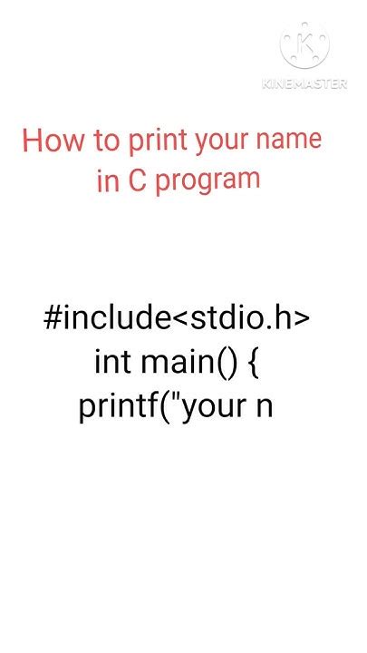 Image result for How to Code Your Name in C