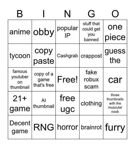 Zombie Attack Roblox Bingo Card కోసం చిత్ర ఫలితం