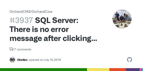 Image result for SQL No Server Message