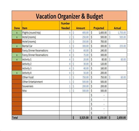 Vacation Budget Envelope に対する画像結果