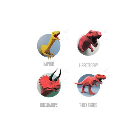 3D Paper Dinosaur に対する画像結果