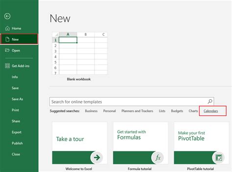 Image result for How to Create Calendar in Excel