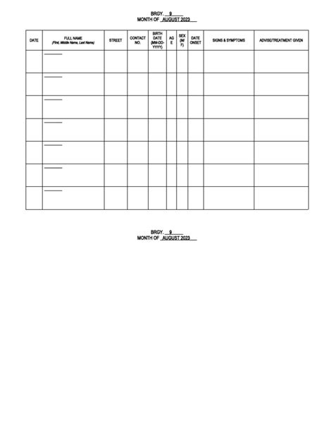 Image result for Free Log Book Template