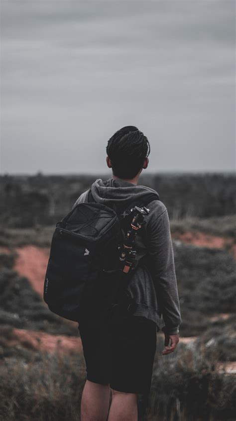 Image result for Man Wearing Backpack