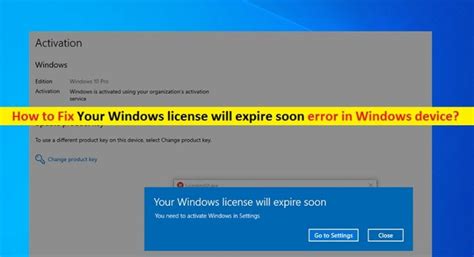 Windows Will Expire Soon Fix に対する画像結果