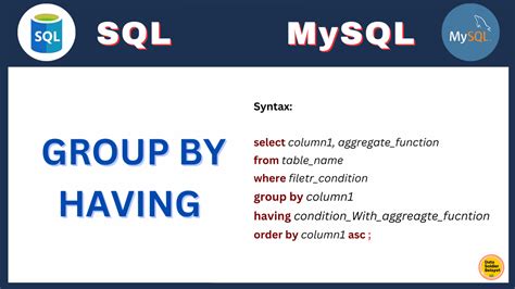 Image result for Having MySQL