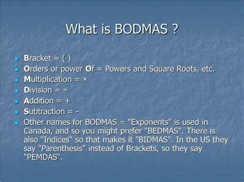 Image result for Bodmas