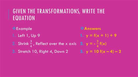 Afbeeldingsresultaten voor How to Write a Function Given Transformation Directions