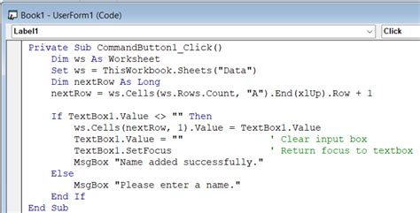 How to Use Userform VBA に対する画像結果