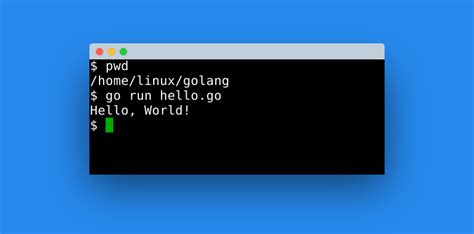 Toradh íomhá ar Golang Hello World