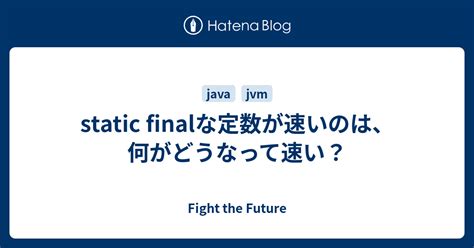 Final Vs. Static Java に対する画像結果