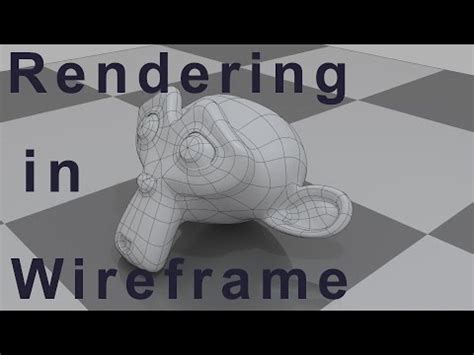 Wireframe Render に対する画像結果
