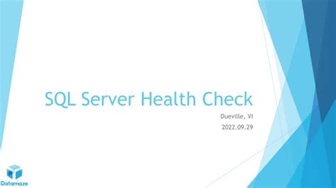 SQL Server Check Database Health Pronpt に対する画像結果