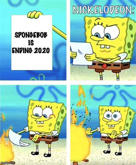 Image result for The End Meme Spongebob