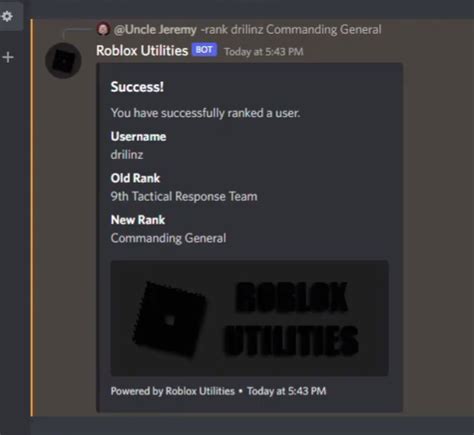 Image result for Roblox Ranking Bot