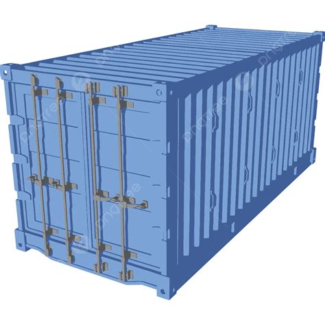 Image result for Realistic Image of the Blue Container Vector Image