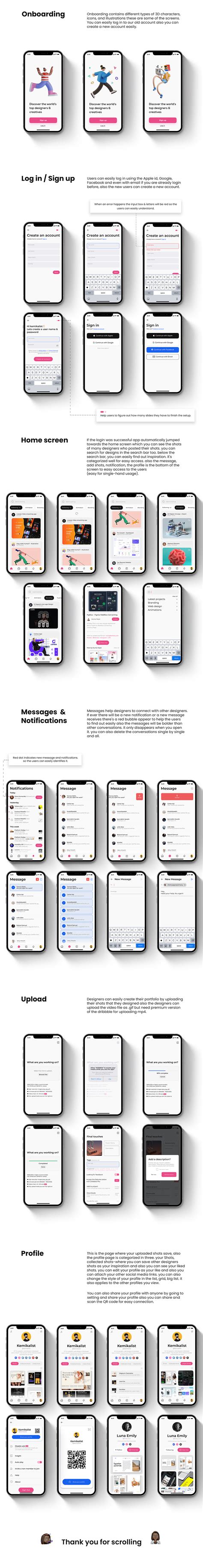 Image result for App Pagination Dribbble Mobile