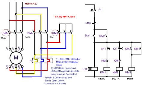 Image result for Wye-Delta Diagram Control Circuit