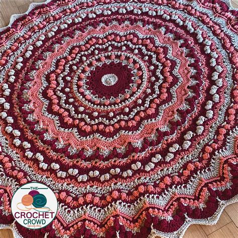 Image result for Crochet Round Blanket Tutorial