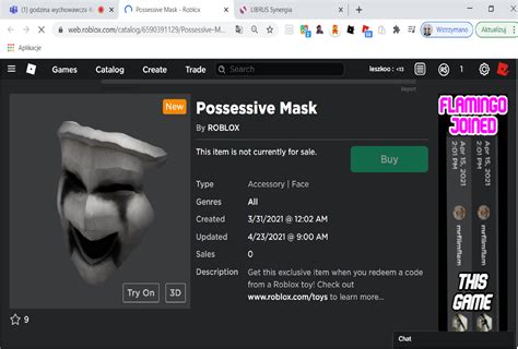 SCP 035 Mask in Roblox に対する画像結果