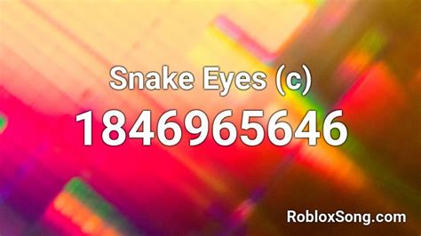 Afbeeldingsresultaten voor Snake Eyes Roblox