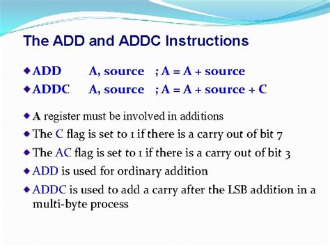 Image result for What Is Add and ADC in Assembly