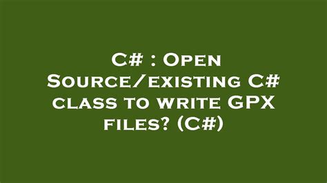 Toradh íomhá ar Source File for C#