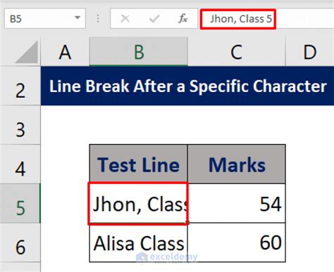 How to Make a Row Two Lines in Excel に対する画像結果