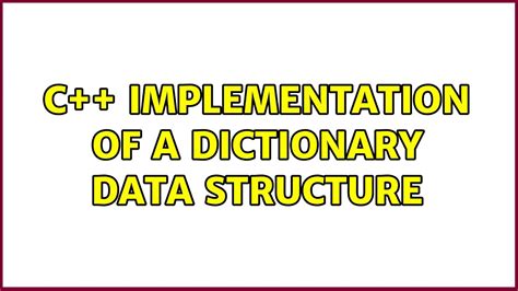 Image result for How Is a Dictionary Data Structure Implemented in Code