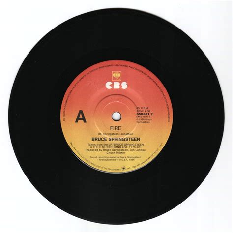 Afbeeldingsresultaten voor Bruce Springsteen Fire Rare