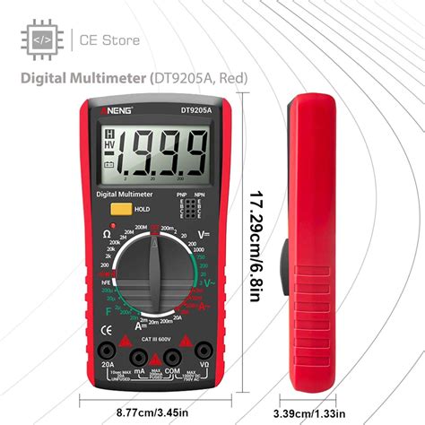 Image result for Dt9205a Digital Multimeter