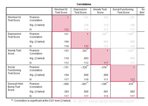 Afbeeldingsresultaten voor How to Do Correlation with a Descriptive Table in SPSS