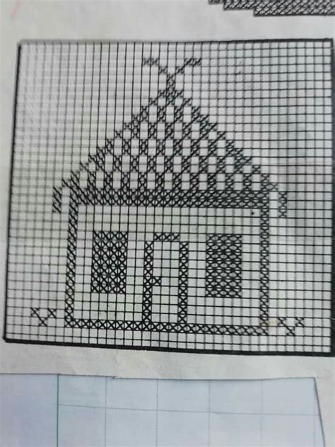 Image result for Filet Crochet House Charts