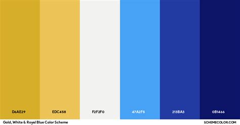 Toradh íomhá ar Royal Blue Color Schemes
