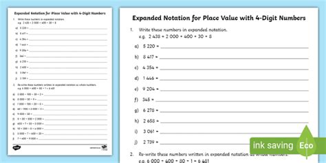 Image result for 4th Grade Expanded Form