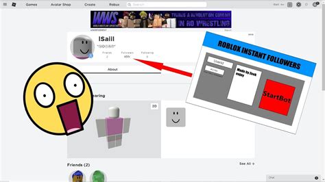 Toradh íomhá ar Roblox Follow Bot 6000
