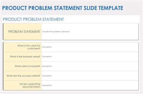 Toradh íomhá ar Problem Statement PowerPoint Template Nederlands