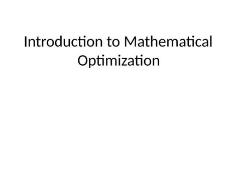 Image result for Optimization in Math