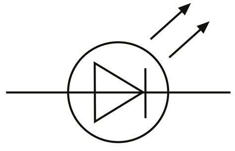Image result for Light-Emitting Diode LED Schematic Symbol