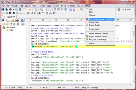Toradh íomhá ar Lisp Language Syntax